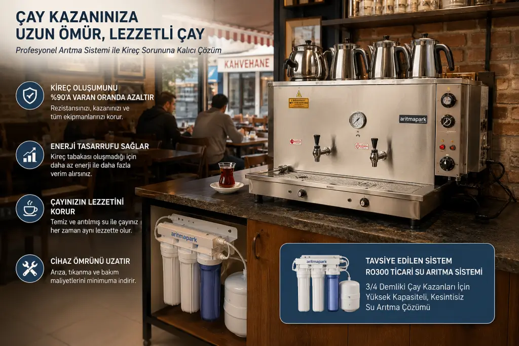 Çay Kazanında Kireç Nasıl Önlenir