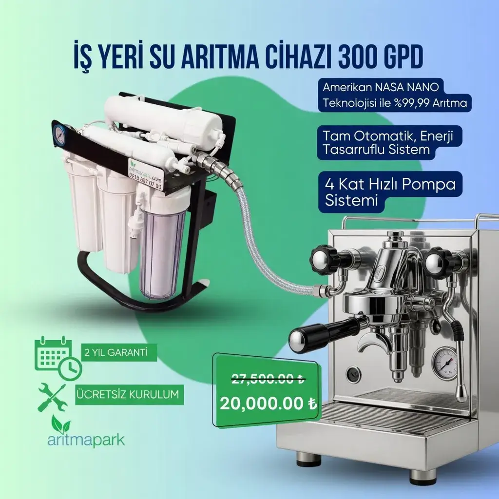 Espresso Makinesi Su Arıtma Sistemi